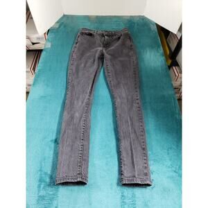 Gap Jeans Size 27 Womens Black Stretch Denim Ladies Pants High Rise Skinny